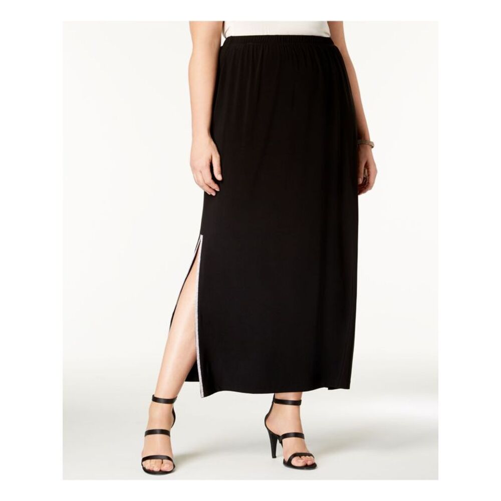 28th & Park Womens Black Evening Wide Leg Pants S